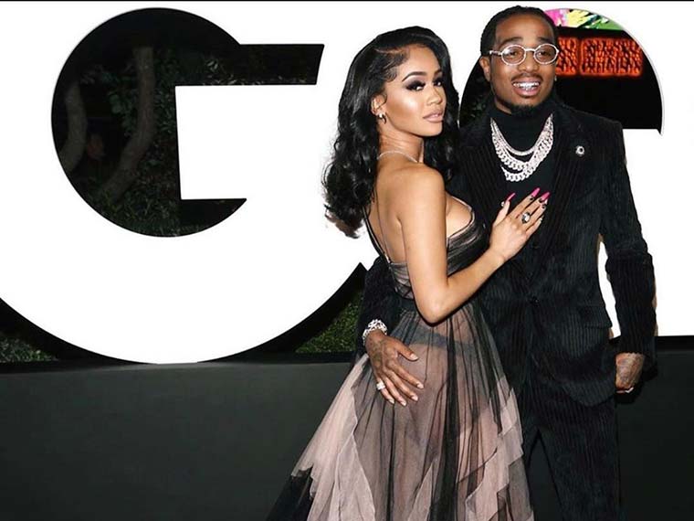 Quavo with his girlfroed Saweetie